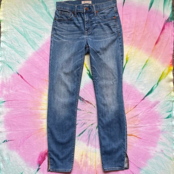 👖2/$30 | Madewell 9" High-Rise Skinny Jeans - Bonita Wash: Side-Slit | S… - Picture 2 of 15